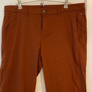 lululemon Commission Pant Slim Terracotta